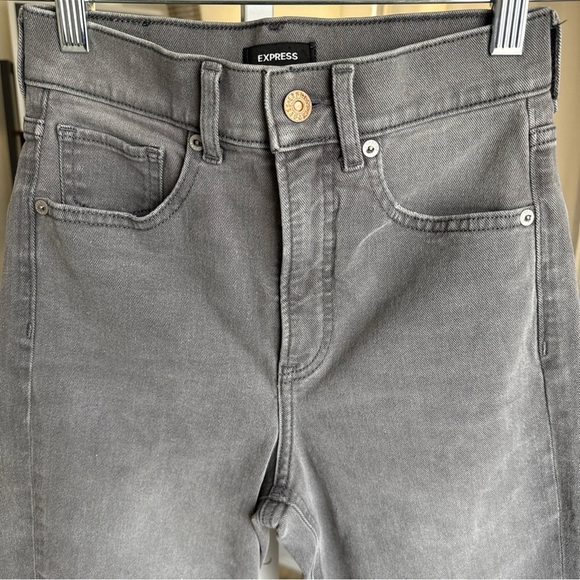 Express Super High Rise Mom Jeans Stretch Women's Size 00 - Picture 4 of 11